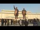 North Koreans mark birth anniversary of former leader Kim Jong Il