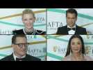 Best Actress, Actor nominees walk BAFTA Awards red carpet
