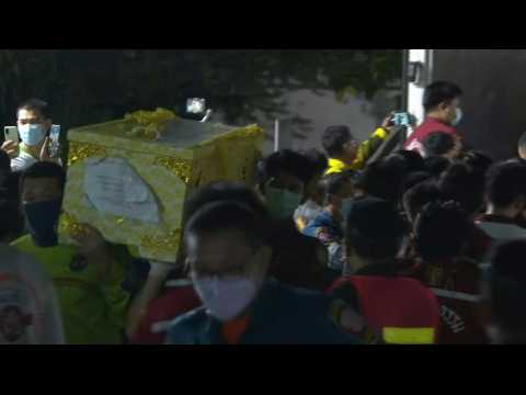 Bodies transferred to morgue after Thai nursery attack
