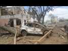 Somalia: aftermath at site of bomb blast that left at least nine dead