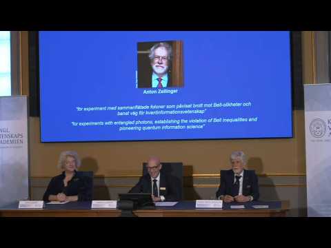 Austrian physicist Anton Zeilinger 'shocked' after winning Nobel Physics Prize