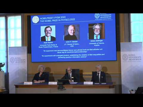 Nobel Physics Prize is awarded to three quantum physicists