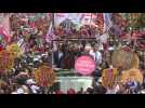 Lula holds rally in Sao Paulo on eve of presidential elections