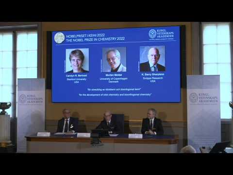 Two Americans and a Dane win chemistry Nobel