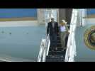 Biden arrives in Florida to survey hurricane damage and clean-up