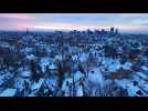 AERIAL SHOTS of monster storm aftermath in Buffalo, New York
