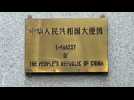 Images of Chinese embassy in Seoul as Beijing suspends short-term visas for S Koreans