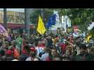 Pro-democracy protest in Sao Paulo after Brazil government buildings stormed