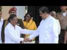 Venezuela's Maduro greets Colombia's Petro in Caracas