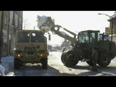 US: National Guard helps remove snow from Buffalo streets after monster storm