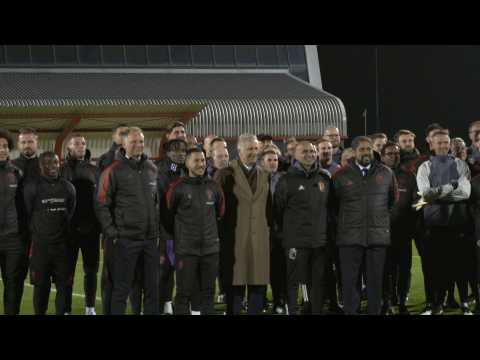 Coupe du monde: le roi Philippe a rendu visite aux Diables rouges avant leur départ