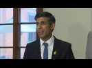 UK prime minister Sunak condemns Russia's "barbaric" bombing of Ukrainian civilians