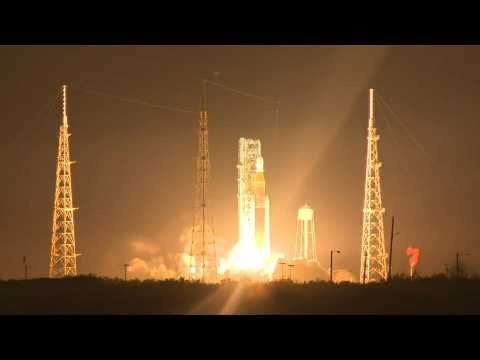 NASA successfully launches mega Moon rocket