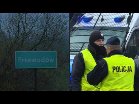 Scene on site of deadly missile landing in Polish village near border with Ukraine