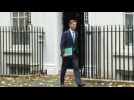 UK Chancellor Jeremy Hunt leaves Downing Street for autumn statement