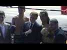 French President Macron visits Thai boxing stadium in Thailand