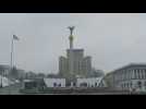 Ukraine capital Kyiv, hit with blackouts, sees first snow
