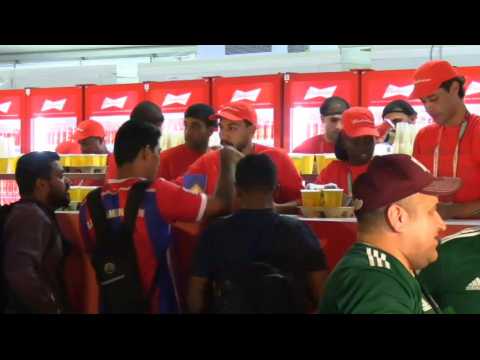 Bottoms up! Qatar serves first beers at World Cup fan zone