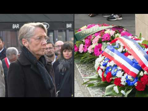 French PM Borne attends commemorations of 2015 Paris attacks