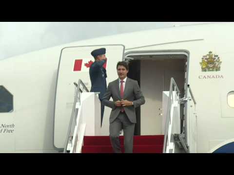 Canadian Prime Minister Justin Trudeau arrives in Bali for G20 summit