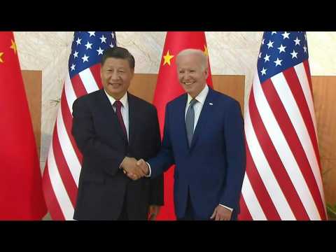 Xi, Biden shake hands as Bali summit begins