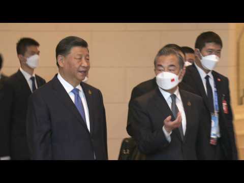 Xi, Harris arrive for meeting on final day of APEC