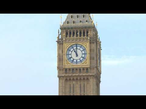 Big Ben strikes to mark Remembrance Sunday's two minutes' silence