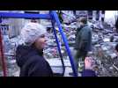 German Foreign Minister Baerbock visits strike sites in Kharkiv