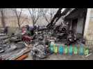 Aftermath of helicopter crash outside Kyiv which killed 16