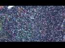 Aerial images show Arabian Gulf Cup gathering before deadly stampede