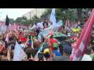 Brazil's Lula marches alongside supporters in Rio favela ahead of second round