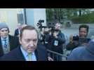 Kevin Spacey leaves court after being cleared by jury in sex assault case