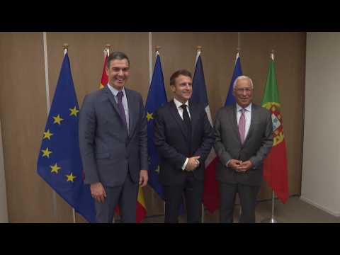 French, Spanish and Portuguese leaders meet in Brussels ahead of summit