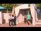 Israelis arrive to vote as polls open in Rosh Haayin