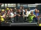 Brazil's Bolsonaro leads rally in Rio de Janeiro state days before presidential election