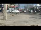 Smoke billows as two blasts target Somalia Education Ministry