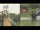 Rescue operation ongoing after India bridge collapse kills more than 130