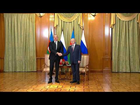Putin meets Azerbaijan leader Aliyev ahead of Armenia talks in Sochi