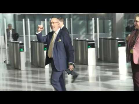 Ukraine defence minister arrives at NATO meeting