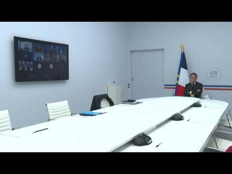 Russian strikes in Ukraine: Macron attends virtual emergency G7 summit