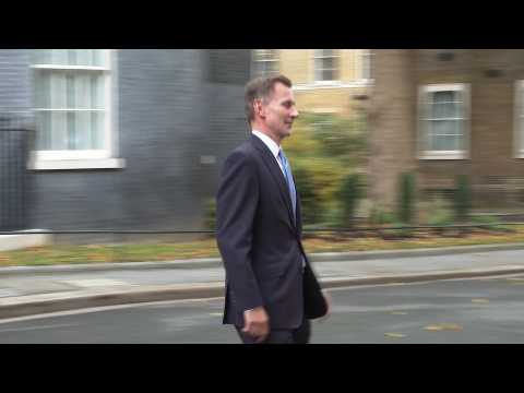 MPs come and go at 10 Downing Street as UK PM Sunak appoints new cabinet