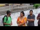 Brazilians queue outside polling station in Rio favela