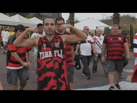Ecuador: fans of Flamengo leave stadium after winning Copa Libertadores final