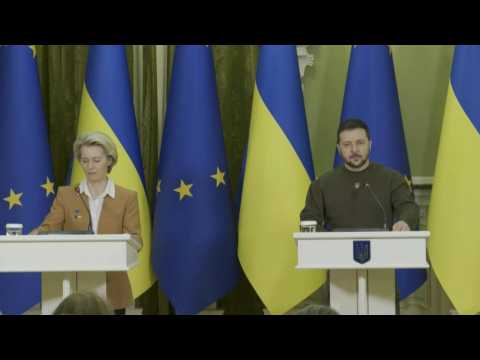 EU wants new Russia sanctions ready for Feb 24 on war's anniversary, says von der Leyen