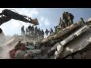 Rescue operations in Syria's Idlib province after deadly quake