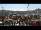 Start of the demonstration in Marseille against pension reform