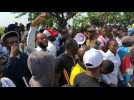 Pope Francis' convoy heads to Kinshasa airport