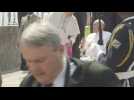 Pope Francis departs the Democratic Republic of Congo