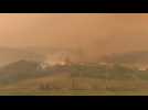 AERIAL SHOTS of deadly forest fires burning in Chile