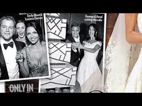 George Clooney and Amal Alamuddin Unveil First Wedding Pictures